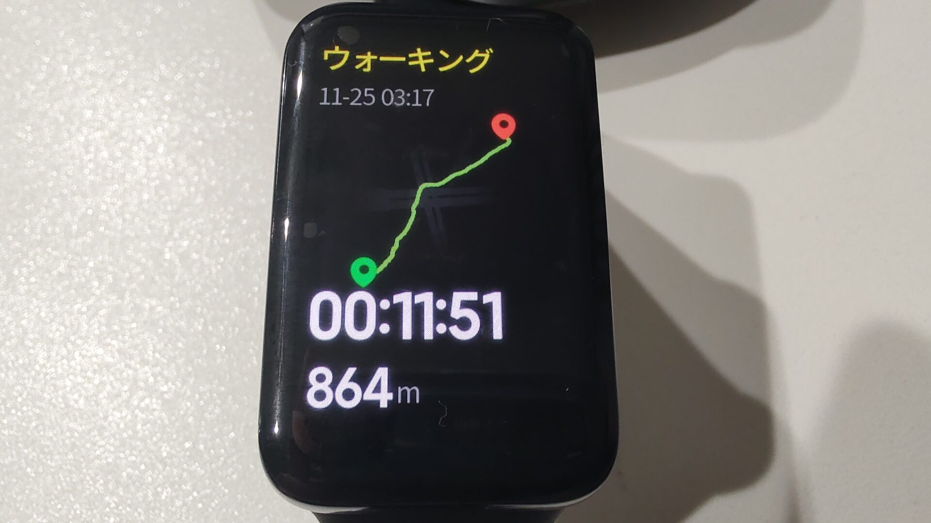 スマートウォッチ　ウォーキング
